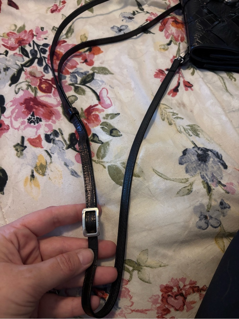 Brighton Black Quilted Heart-Lock Crossbody Bag - Picture 6 of 7